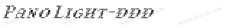 Pano Light字体转换 Pano Light字体转换